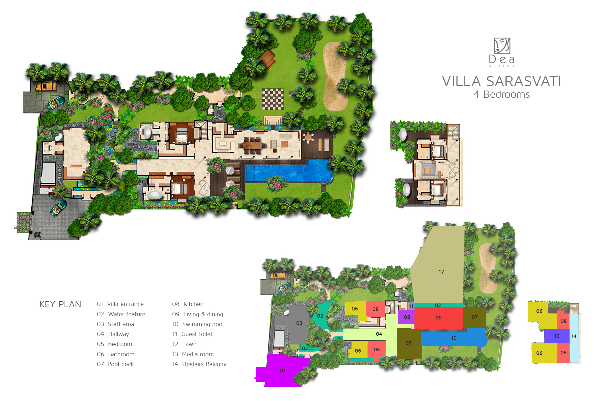 Villa Sarasvati - Floorplan